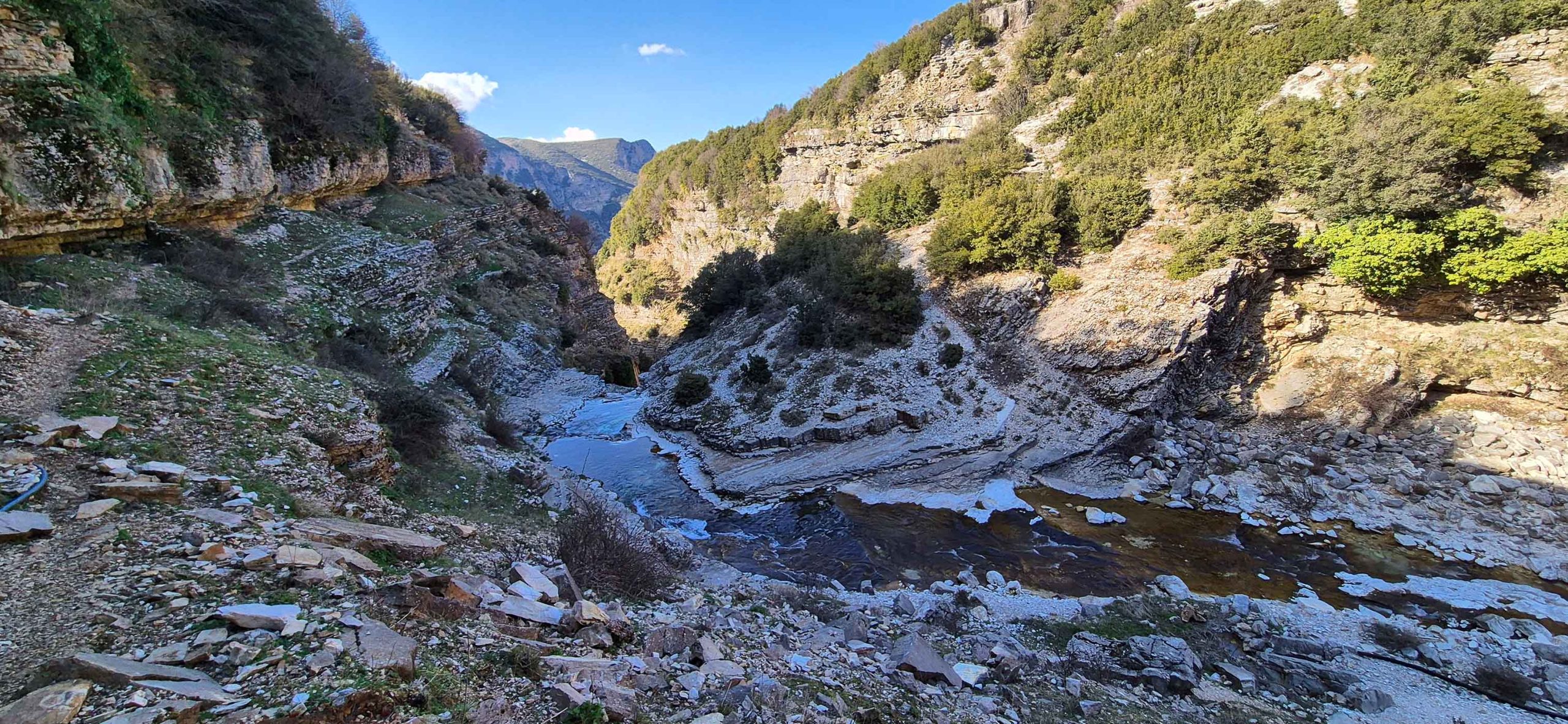 Peshtura Waterfall in Albania