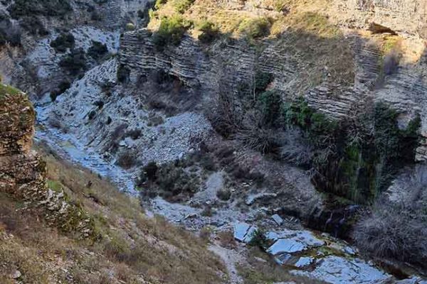 Peshtura Waterfall in Albania