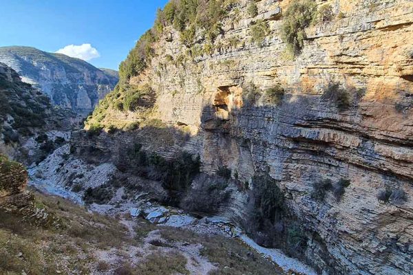 Peshtura Waterfall in Albania
