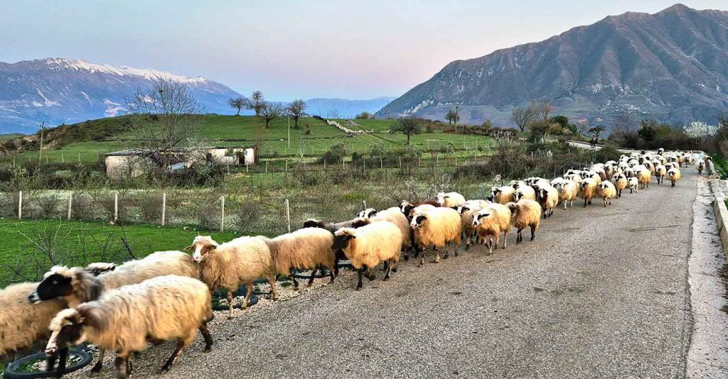 Peshtura Waterfall in Albania