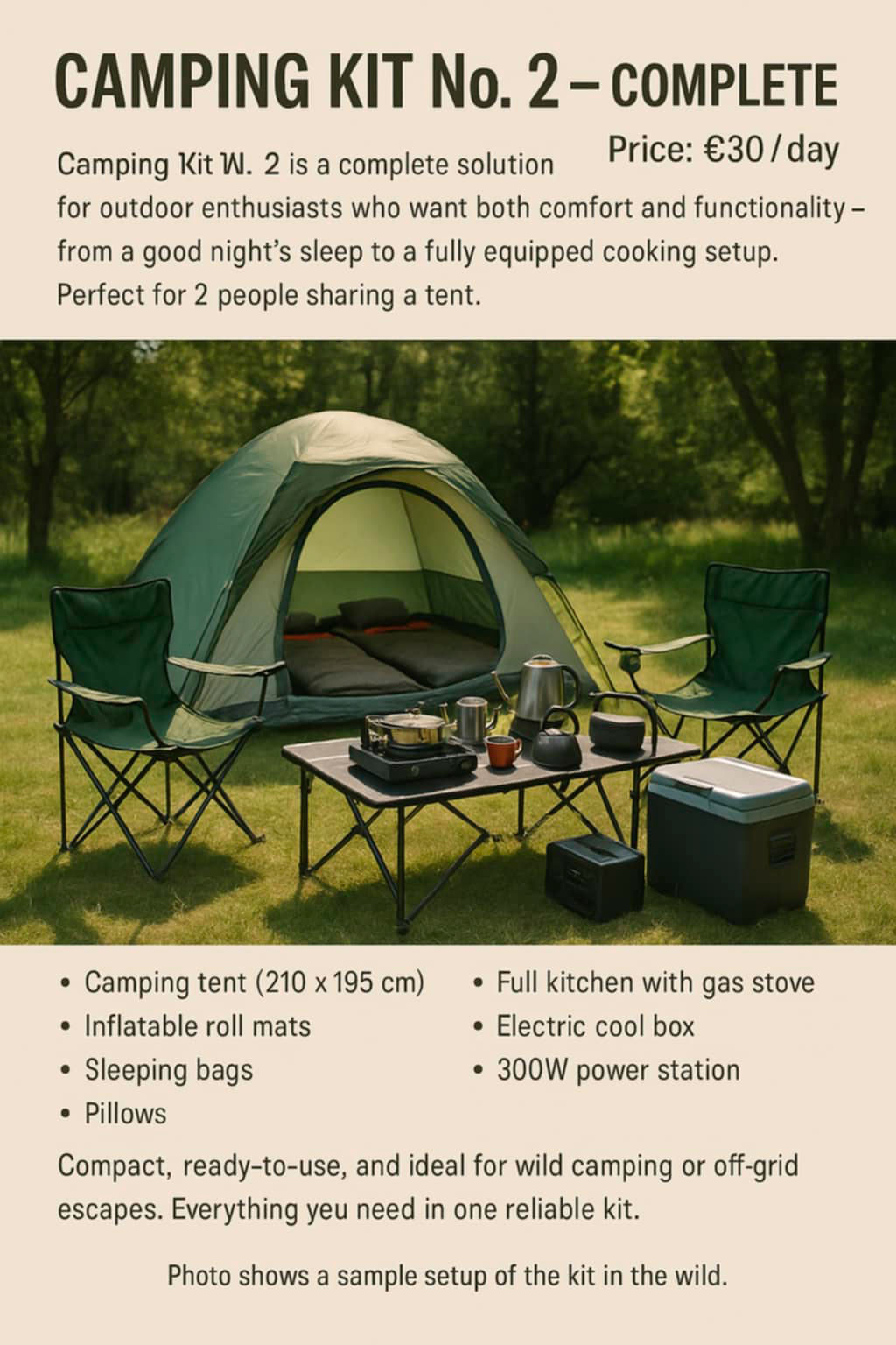 Kamping Kit Albania 4x4 off road