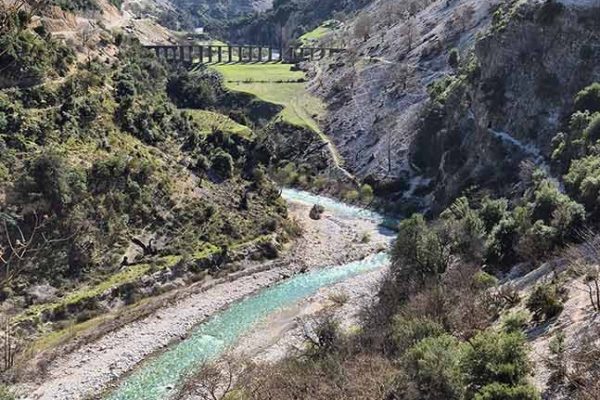 Albania 4x4 car rental. The Ali Pasha Aqueduct in Albania
