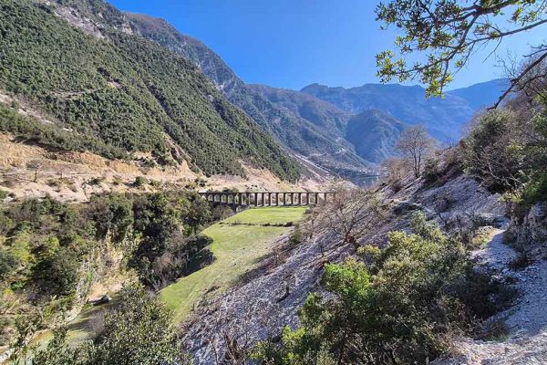 Albania 4x4 car rental. The Ali Pasha Aqueduct in Albania