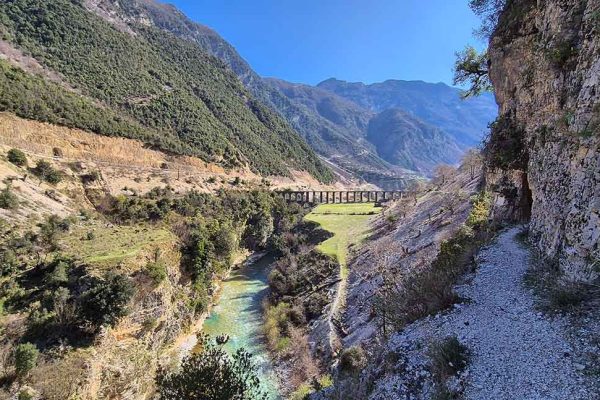 Albania 4x4 car rental. The Ali Pasha Aqueduct in Albania