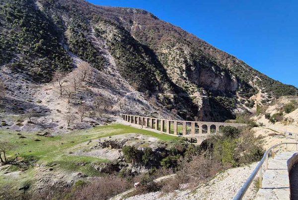 Albania 4x4 car rental. The Ali Pasha Aqueduct in Albania