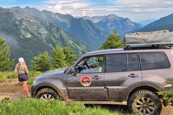 Mitsubishi Pajero 3. 4×4 Off-Road Expedition and Camping in Albania