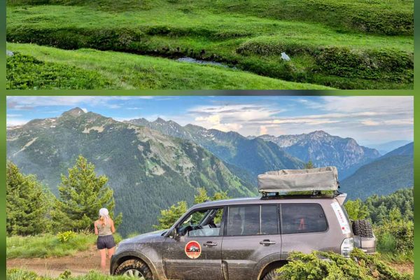 Mitsubishi Pajero 3. 4×4 Off-Road Expedition and Camping in Albania